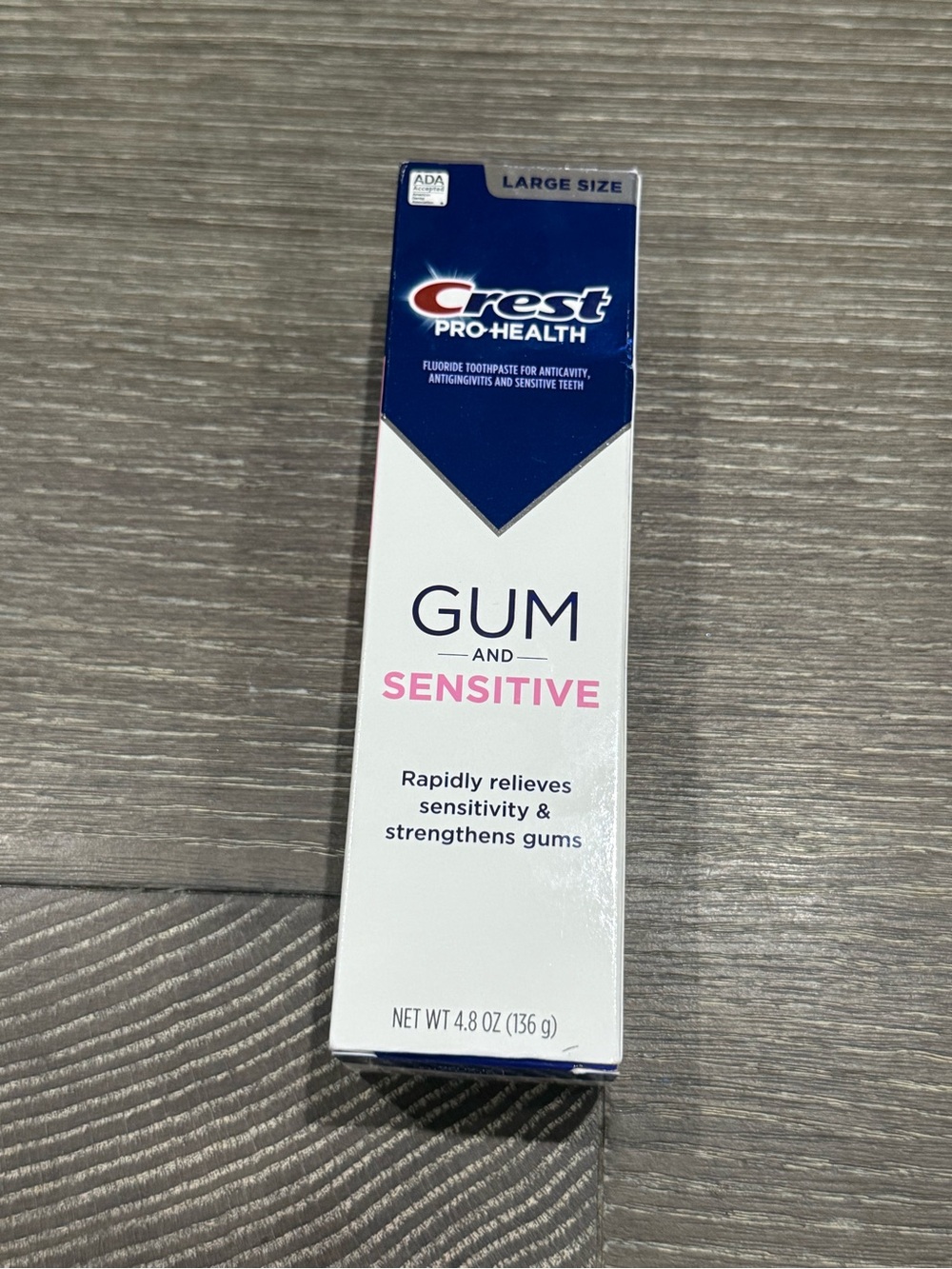 Crest Pro-Health Gum & Sensitive Toothpaste strengthens gum